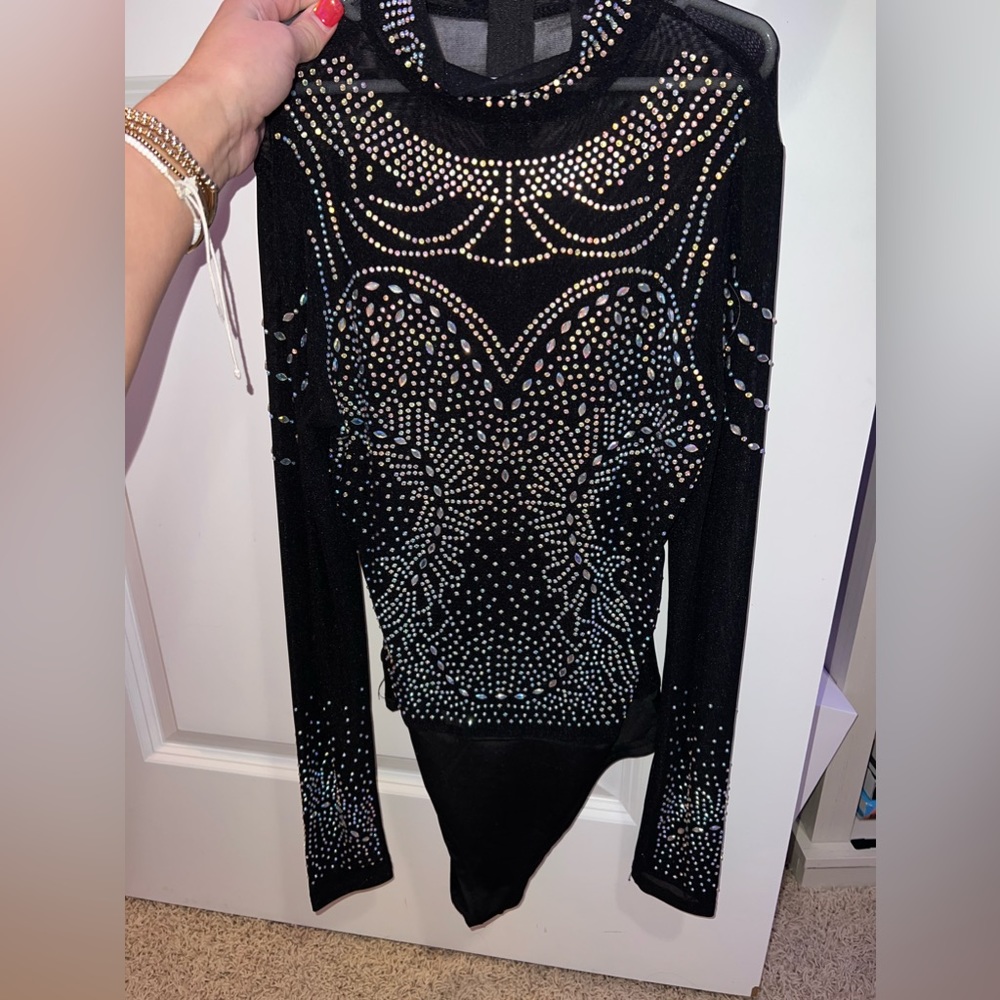 Rhinestone bodysuit
